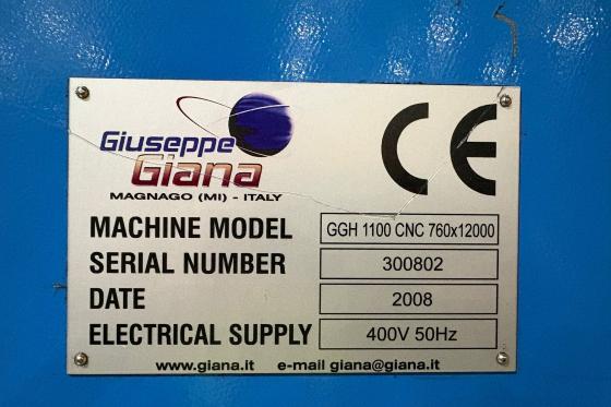 Giuseppe Giana - GGH 1100/760 x 12.000 CNC