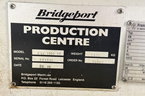 BRIDGEPORT - VMC 1500 Portal