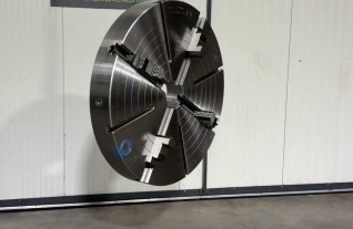 TDG 1000 mm 4 chuck Mach4Metal planscheibe futter klauwplaat