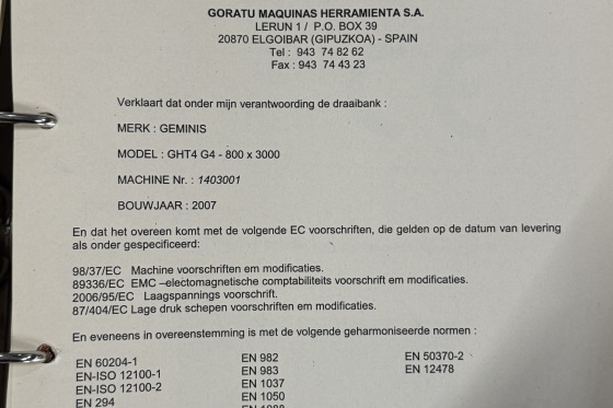 Geminis Goratu - GHT-4 G4-800