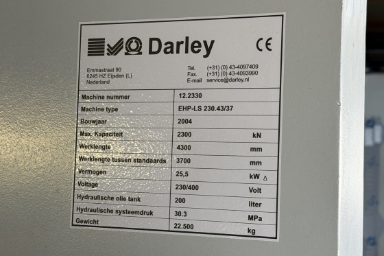 DARLEY - EHP-LS 230 43/37