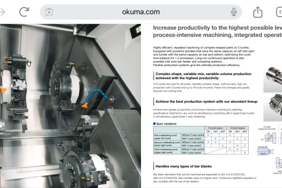 Okuma - LT-2000 EX