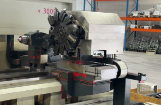 Geminis GHT 4 x 3000 mm FAGOR CNC Lathe Zyklendrehmaschine Mach4Metal 1-4 X, Z, Y, C-Axis