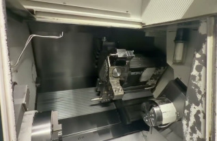 MAZAK QUICK TURN 250 MSY CNC Lathe C+Y-Axis Sub spindle Gantry loader 9482 Mach4Metal