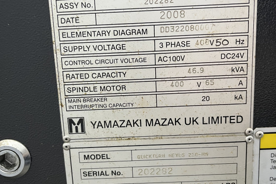 MAZAK - QUICKTURN NEXUS 250-IIM