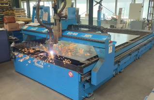 SAF Oerlikon Optitome 2049 HPi Plasma cutting table 6000 x 2000 x 300 Amp Mach4metal 1-2 9630