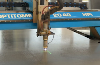 SAF Oerlikon Optitome 2049 HPi Plasma cutting table 6000 x 2000 x 300 Amp Mach4metal 2-2 9630