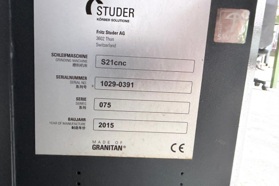 STUDER - S21CNC