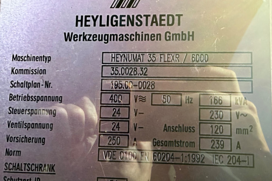 HEYLIGENSTAEDT - Heynumat 35/6000