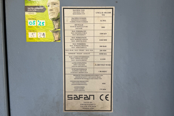 SAFAN DARLEY - CNCL-K 150 3100