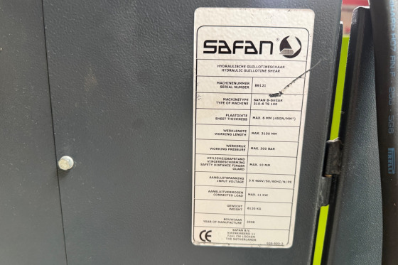 SAFAN DARLEY - B-SHEAR 310-6