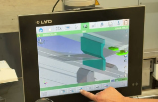 LVD PPEB-EFL 6100 x 500 Ton Cadman Touch B Mach4Metal T1 and T2 Easy Form 3-4 9779