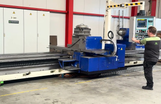 Heyligenstaedt NDC710 1400 x 8250 x 16 ton CNC Lathe Mach4Metal 9181 2-3