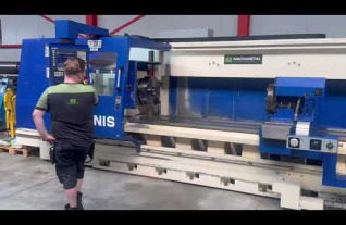 GEMINIS GHT-4 CNC lathe C-Axis Oil country lathe bore 176 mm Front & rear Chuck Mach4Metal 3 FAGOR