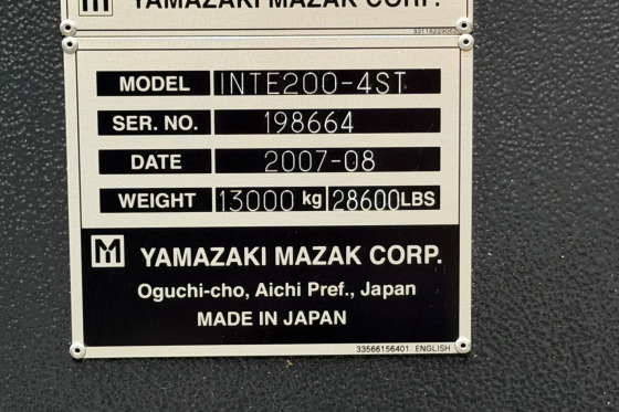 MAZAK - INTEGREX 200-4 ST