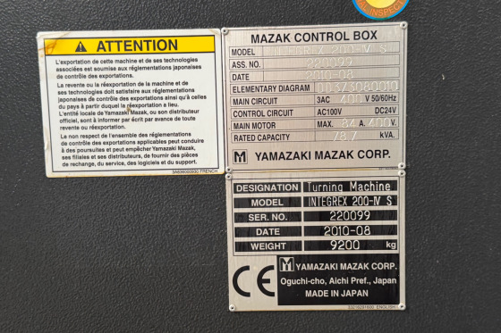 MAZAK - INTEGREX 200-4 S