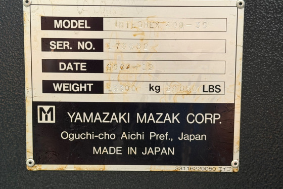 MAZAK - INTEGREX 400 III-S