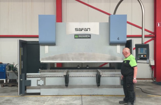 SAFAN H-Brake 3100 x 120 Ton CNC Pressbrake Mach4Metal Plooibank Abkantpresse 9820