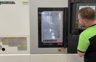 OKUMA LB3000EX-II CNC Lathe with C and Y-Axis Mach4Metal OSP-P3--LA 9865 2-5 Drehmaschine Dreh Fraes