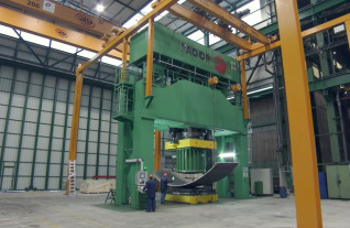 4000 Ton Hydraulic Press Forming Press structures 2d & 3d segement press Mach4Metal
