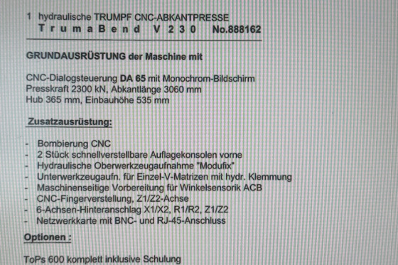 TRUMPF - V230