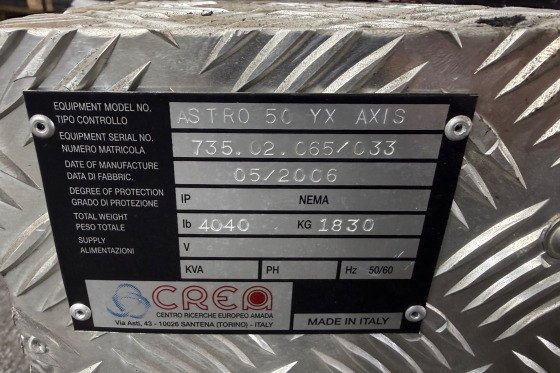 AMADA - ASTRO 50 YX AXIS ROBOT
