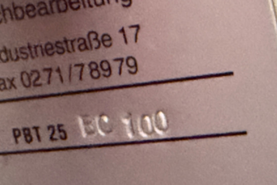 PBT Indumasch - 25 BC-100