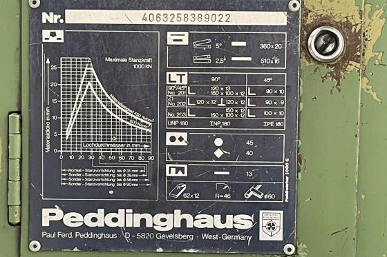 PEDDINGHAUS - Peddiworker 1000 G