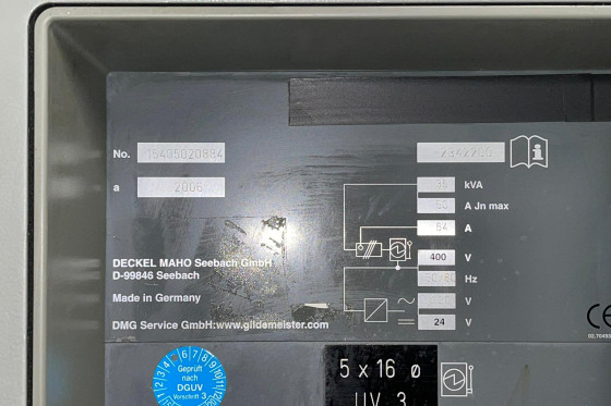 DMG MORI - DMC 635 V