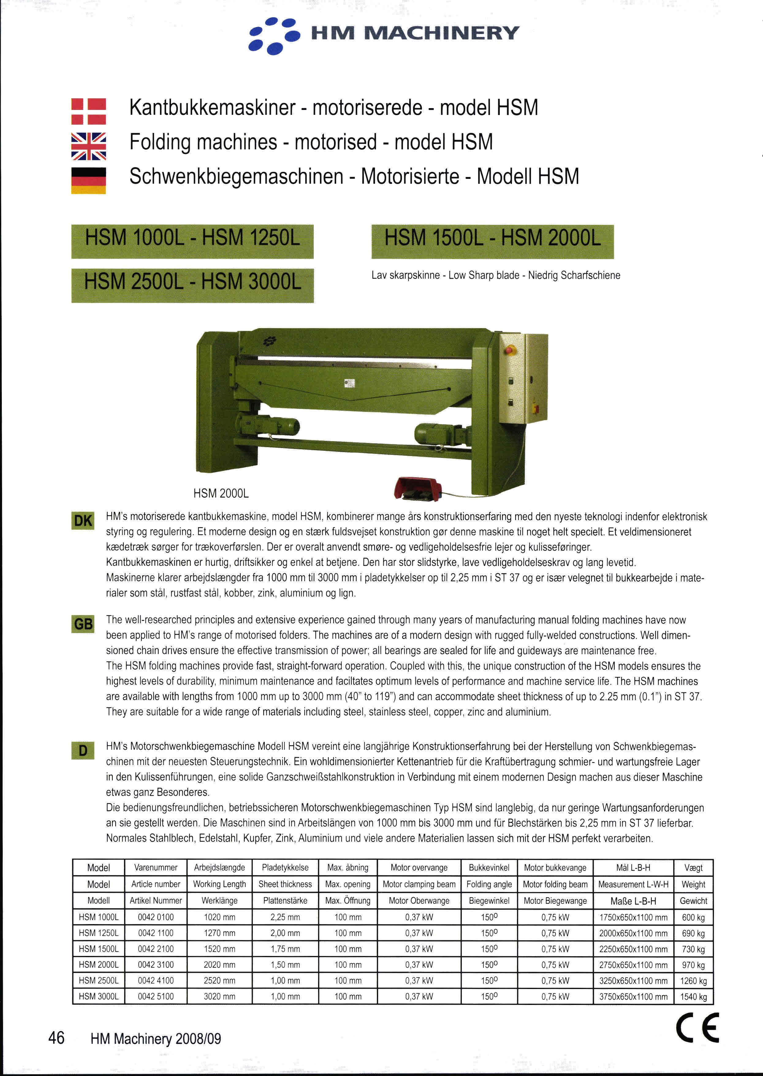 HM hsm folding machine | Mach4Metal