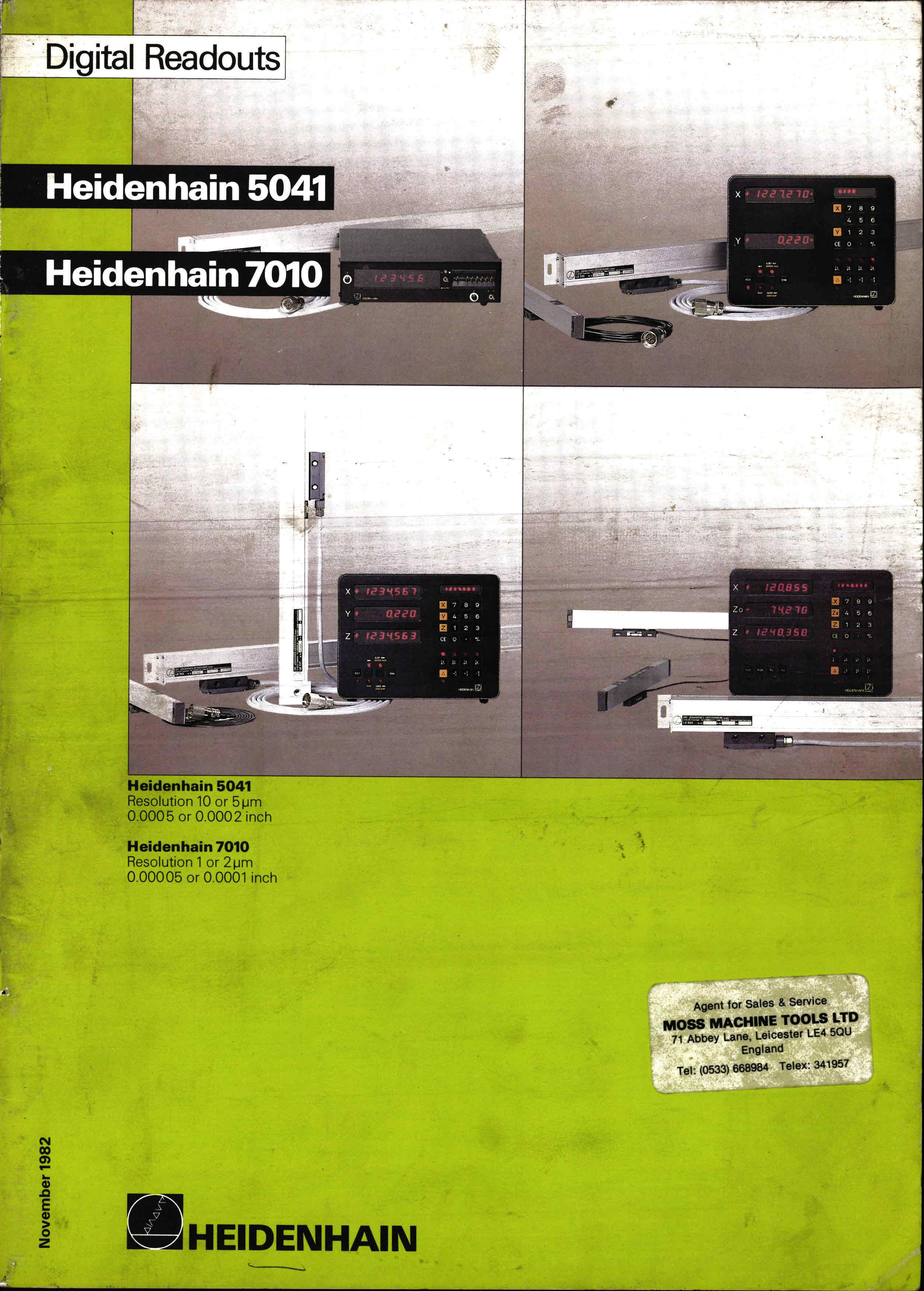 Heidenhain 5041 digital readouts system | Mach4Metal