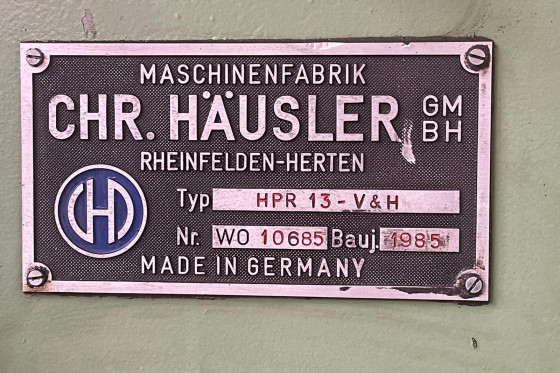 HAEUSLER - HPR 13 Asym. V+H