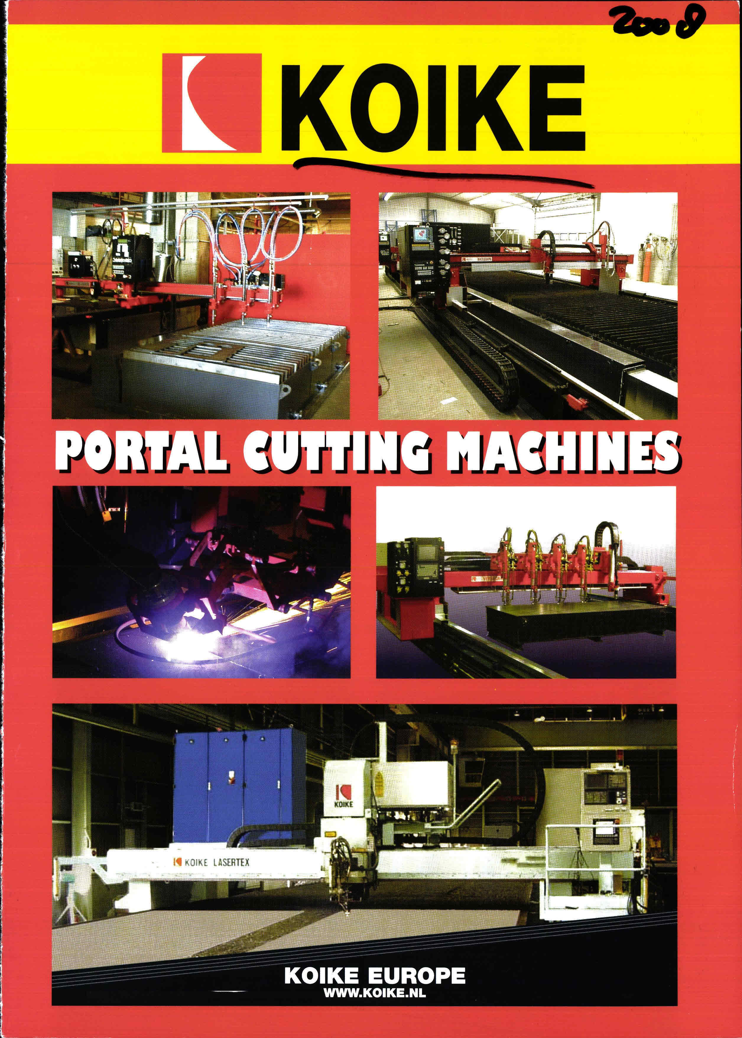 Koike cnc portal laser cutting machine | Mach4Metal