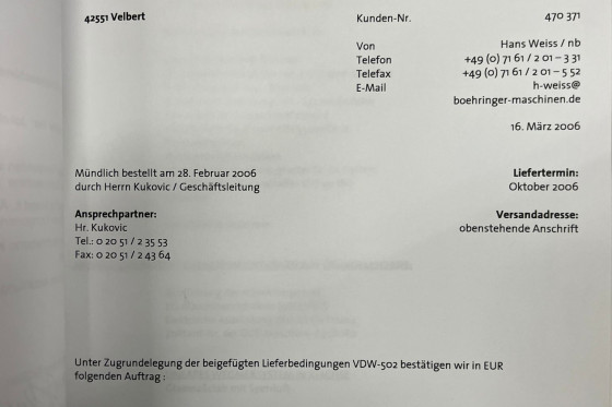VDF BOEHRINGER - DUS 800 Ti
