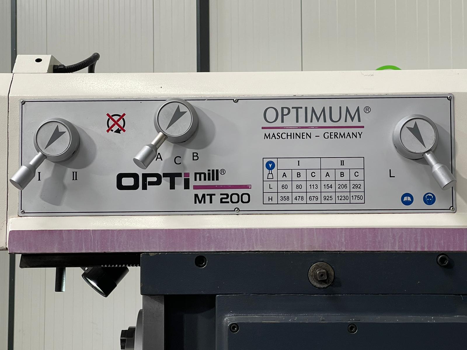 OPTIMUM - OPTImill MT 200 Radial arm drill used | Mach4Metal