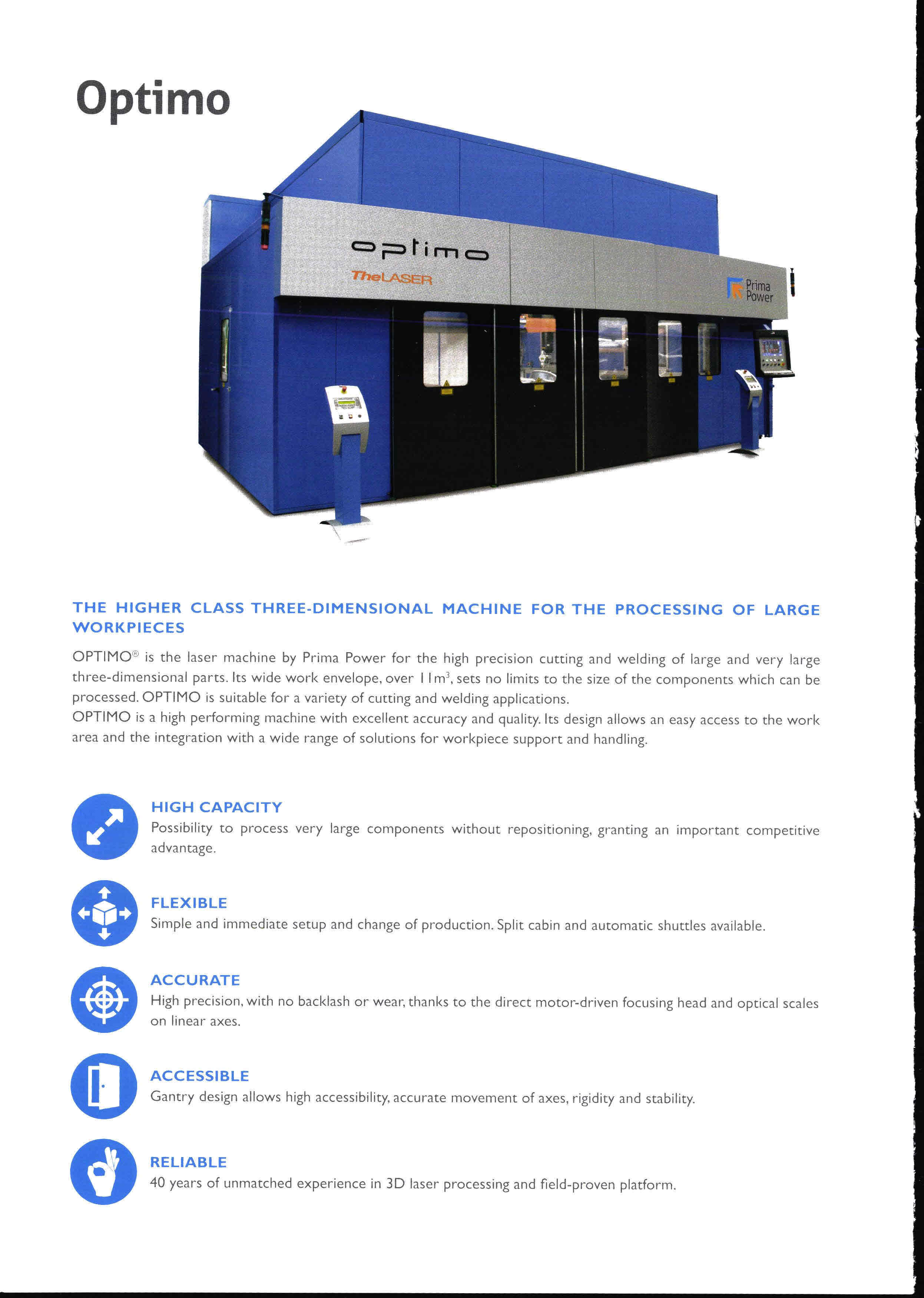 Optimo Grinding Machine Prima Power OPTIMO precision cutting and welding machine | Mach4Metal