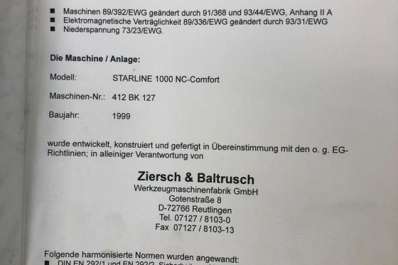 Ziersch & Baltrusch - Starline 1000 NC Comfort