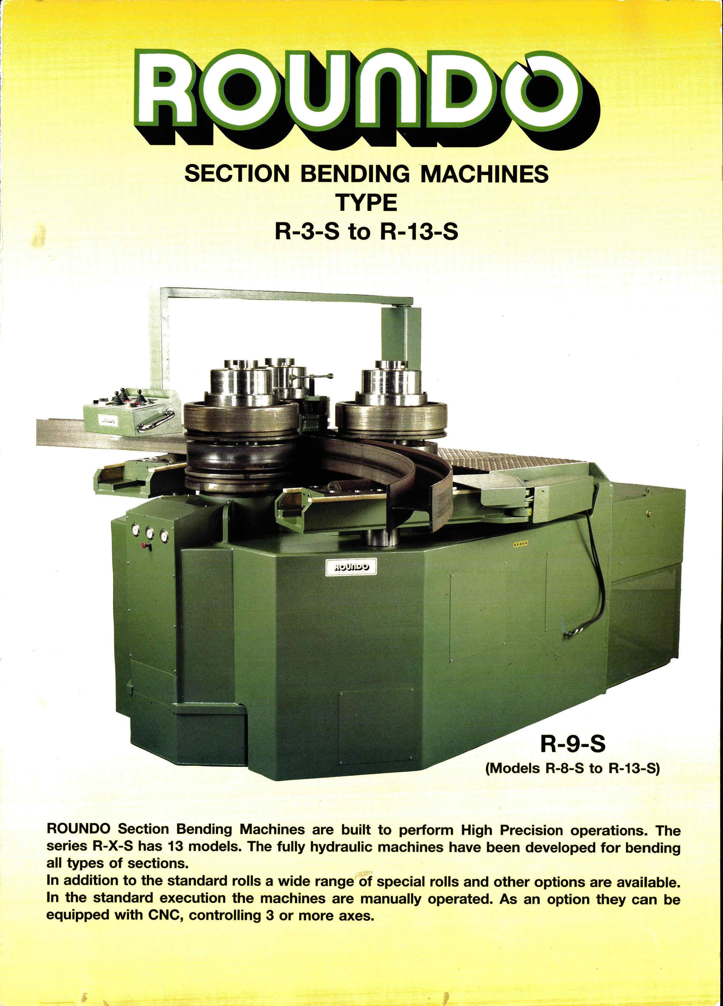 Roundo R3 R9 R13 bending machines | Mach4Metal