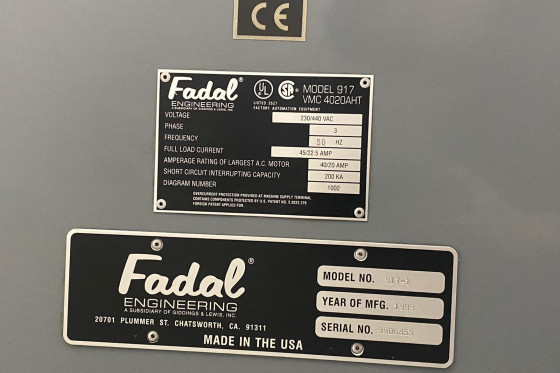 Fadal - VMC 4020 AHT