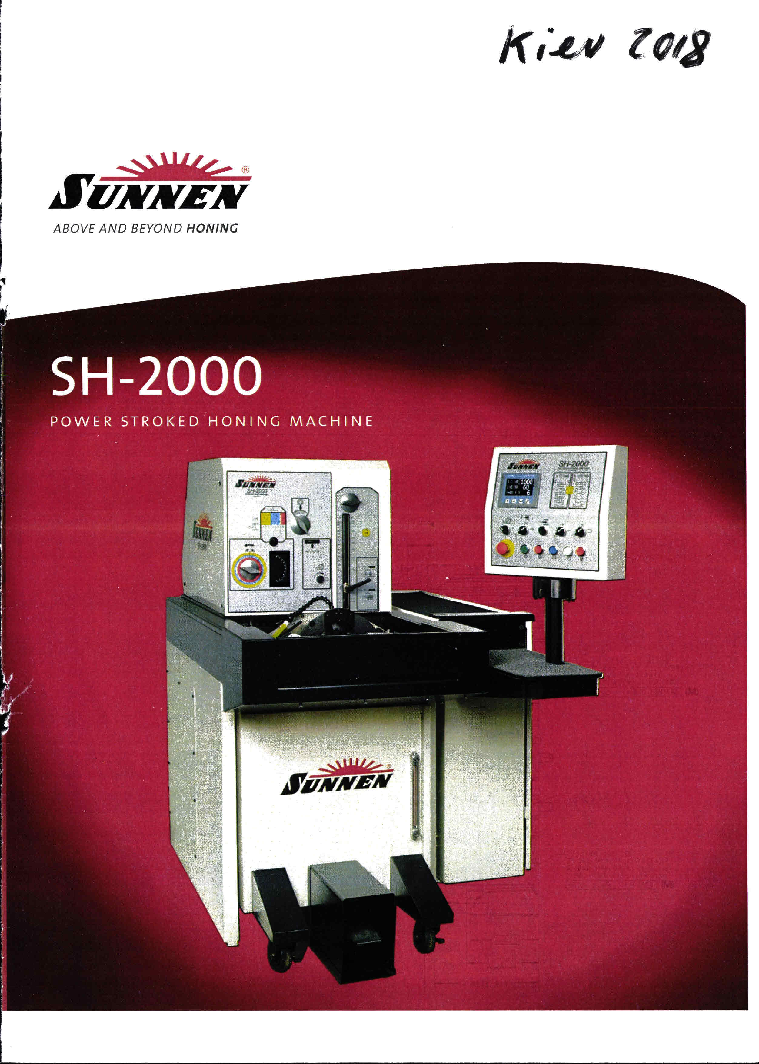 Sunnen SH 2000 honing machine Mach4Metal