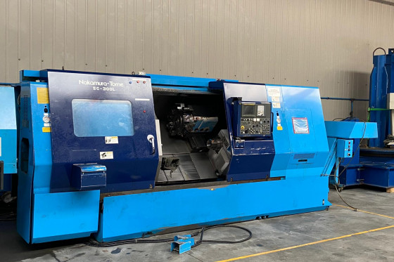 NAKAMURA - SC-300 L CNC Lathe with y-axis used | Mach4Metal