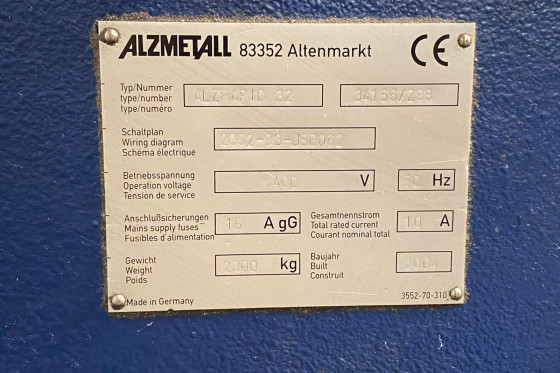 ALZMETALL - ALZRAPID 32