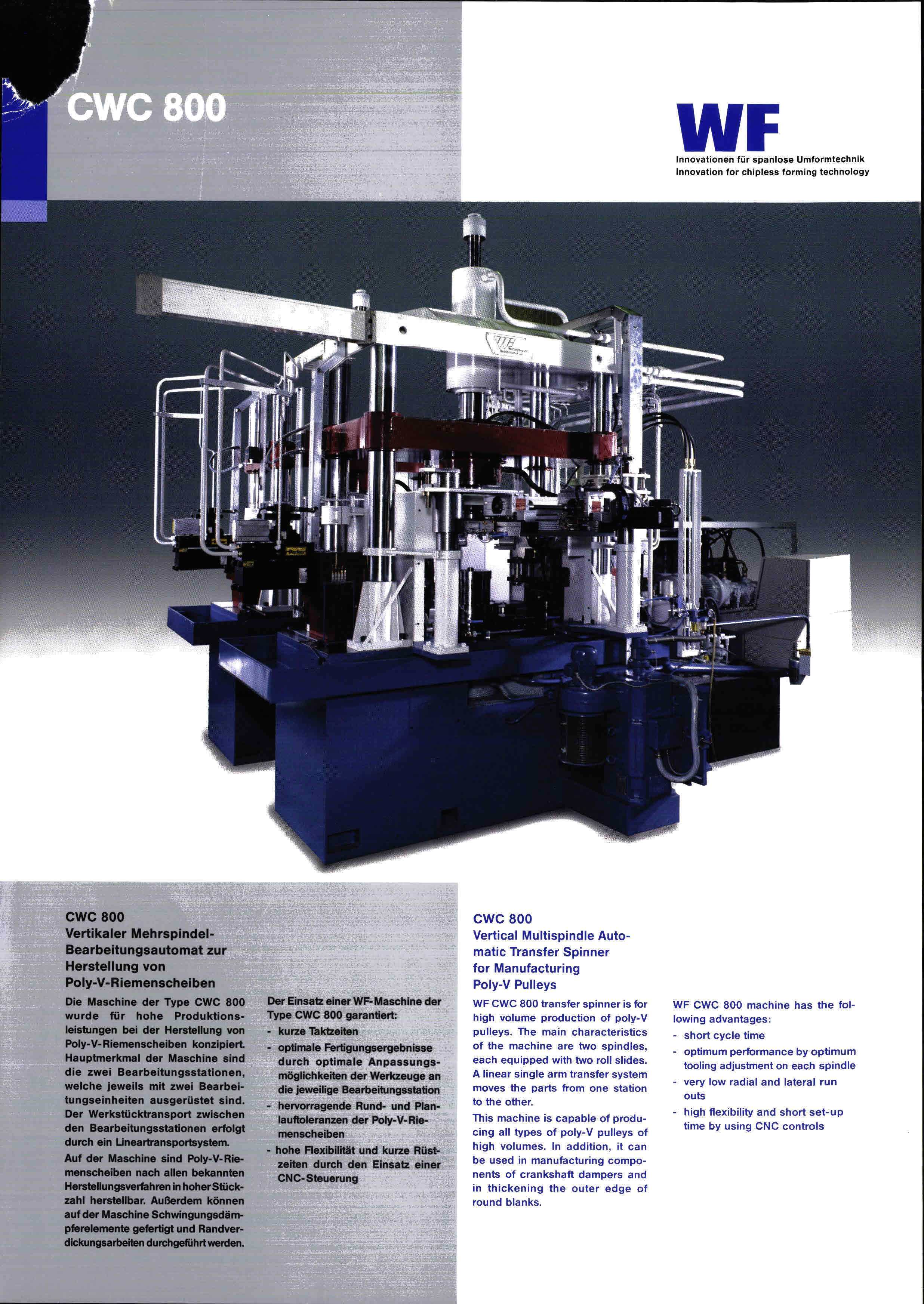 WF CWC 800 forming machines | Mach4Metal