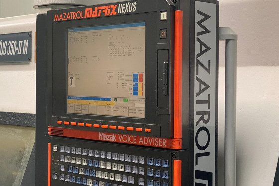 MAZAK - QTN 350 II - M CNC Lathe with c-axis used | Mach4Metal